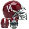 Alabama Crimson Tide Unsigned Schutt #14 Full Size Authentic Helmet 2011 BCS National Champs