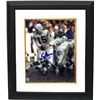 Image 1 : Earl Morrall Signed Baltimore Colts 8X10 Photo Custom Framed #15 (Hand Off)