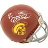 Image 1 : Reggie Bush Signed USC Trojans Replica Mini Helmet (Silver Sig)- Bush Hologram