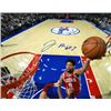 Image 1 : Jahlil Okafor Signed Philadelphia 76Ers 16X20 Photo #8 (Horizontal Dunk)