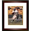 Image 1 : Floyd Little Signed Denver Broncos TB 8X10 Photo Custom Framed (White Jersey)