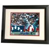 Image 1 : Steve Grogan Signed New England Patriots 16X20 Photo Custom Framed (Horizontal Vs Colts)