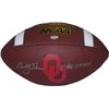 Image 1 : Billy Sims Signed Oklahoma Sooners NCAA Brown Logo Football 78 Heisman