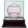 Image 1 : Fergie Jenkins Signed Official Major League Baseball HOF 91 W/ Glass Case