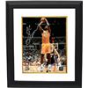 Image 1 : AC Green Signed Los Angeles Lakers 8X10 Photo Custom Framed (Yellow Jersey)