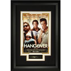 The Hangover Signed 22X30 Masterprint Poster Custom Black Framed 3 Sigs (Movie/Entertainment/Photo)