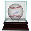 Image 1 : Casey Kelly Signed Official Major League Baseball W/ Glass Case- MLB Hologram (Atlanta Braves)