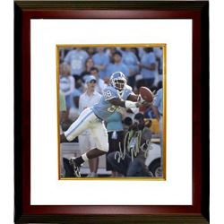 Hakeem Nicks Signed North Carolina Tarheels 8X10 Photo Custom Framed