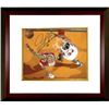 Image 1 : Dennis Rodman Signed Chicago Bulls 16X20 Photo Custom Framed W/ Charles Oakley (Left Sig)