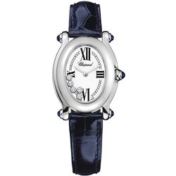 Chopard  Happy Sport Oval 5 Floating Diamonds  Women Watch