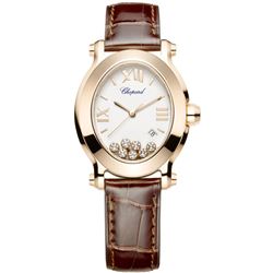 Chopard  Happy Sport Oval 7 Floating Diamonds  Women Watch
