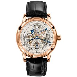 Glashutte Original  Quintesssentials Senator Moon  Phase Skeletionized  Edition  Men Watch