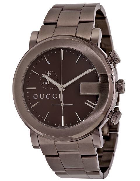 Gucci Men's G-Chrono wrist watch Black Designer Luxury