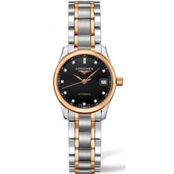 Longines  Master  Automatic Rose Gold  Steel Diamond  Women Watch