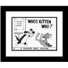Who's Kitten Who? 16X20 Lobby Card Giclee