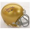 Image 1 : Paul Hornung Signed Notre Dame Riddell Mini Helmet W/56H