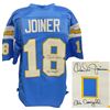 Image 1 : Charlie Joiner Signed Powder Blue Throwback Custom Football Jersey W/Air Coryell