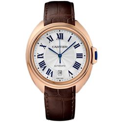 Cartier  Cle De 40Mm 18Kt Rose Gold Automatic  Men Watch