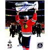 Image 1 : Marcus Kruger Signed Chicago Blackhawks 2015 Stanley Cup Trophy 8X10 Photo