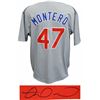Miguel Montero Signed Grey Custom Baseball Jersey