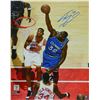 Image 1 : Shaquille O'neal Signed Orlando Magic Shooting Action 16X20 Photo