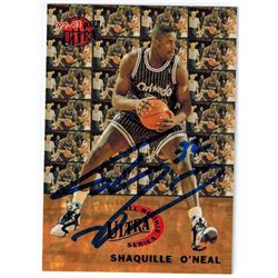 Shaquille O'neal Signed Magic 1992 Fleer Ultra All-Rookie Series Rookie Card #7