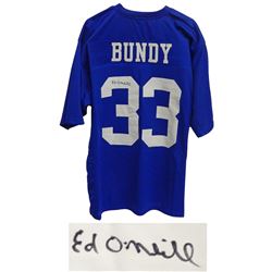 Ed O'neill Signed Al Bundy #33 Polk High Blue Football Jersey