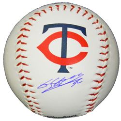 Byung Ho Park Signed Minnesota Twins Logo Baseball