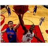 Image 1 : Bobby Portis Signed Chicago Bulls Action Vs Pistons 8X10 Photo