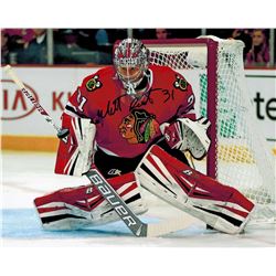 Antti Raanta Signed Blackhawks Action 8X10 Photo