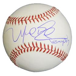 Manny Ramirez Signed Rawlings Official MLB Baseball W/WS MVP 04