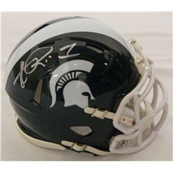 Andre Rison Signed Michigan State Spartans Riddell Speed Mini Helmet