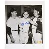 Image 1 : Yogi Berra Signed B/W In Locker Room With Teammates 8X10 Photo