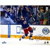 Image 1 : Brandon Dubinsky Signed Blue Jackets Celebration 16X20 Photo