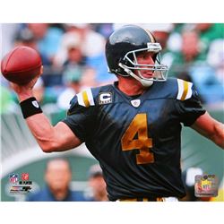 Brett Favre NY Titans Passing 8X10 Photo Uns