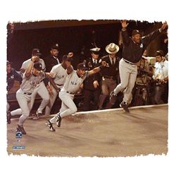 Cecil Fielder Celebrating WS Win 22X26 Story Canvas