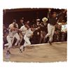 Image 1 : Cecil Fielder Celebrating WS Win 22X26 Story Canvas