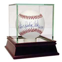 Carlton Fisk Signed OMLB Baseball W/ Pudge & HOF 2000 Inscrip.