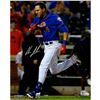 Image 1 : Wilmer Flores Signed Walk Off Home Run Celebration 8X10 Photo