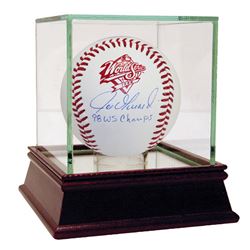 Joe Girardi Signed 1998 World Series Baseball W/ "98 WS Champs" Insc.