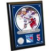 Image 1 : Dan Girardi 8X10 Player Plaque W/ Game Used Uniform