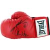 Image 1 : Thomas Hearns/Sugar Ray Leonard Dual Signed Red Boxing Glove (White Everlast Patch)