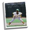 Image 1 : Rickey Henderson Signed MLB 22X26 Canvas W/ "HOF 2009, Man Of Steal, 1990 AL MVP, 2X WS Champ, 10X A