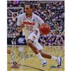Image 1 : Kris Joseph Syracuse White Jersey Drive Vertical 8X10 Photo