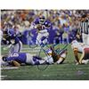 Image 1 : Joe Morris Leap Thru Middle Horizontal 8X10 Photo W/ "NY Giants" Insc.