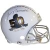 Image 1 : Joe Namath Signed Riddell Super Bowl 'On The 50' White Authentic Helmet (Signed In Gold) (LE/12)