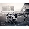 Image 1 : Ken Regan Signed Yogi Berra Celebration With Team B&W Horizontal 16X20 Photo
