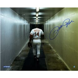 Pete Rose Walking Down Tunnel 16X20 Photograph