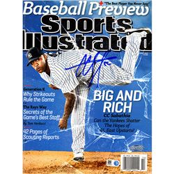 CC Sabathia Signed 4/1/13 Sports Illustrated Magazine ( MLB Auth)