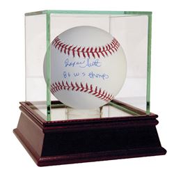 Rafael Santana Signed MLB Baseball W/ “86 WS Champs” Insc